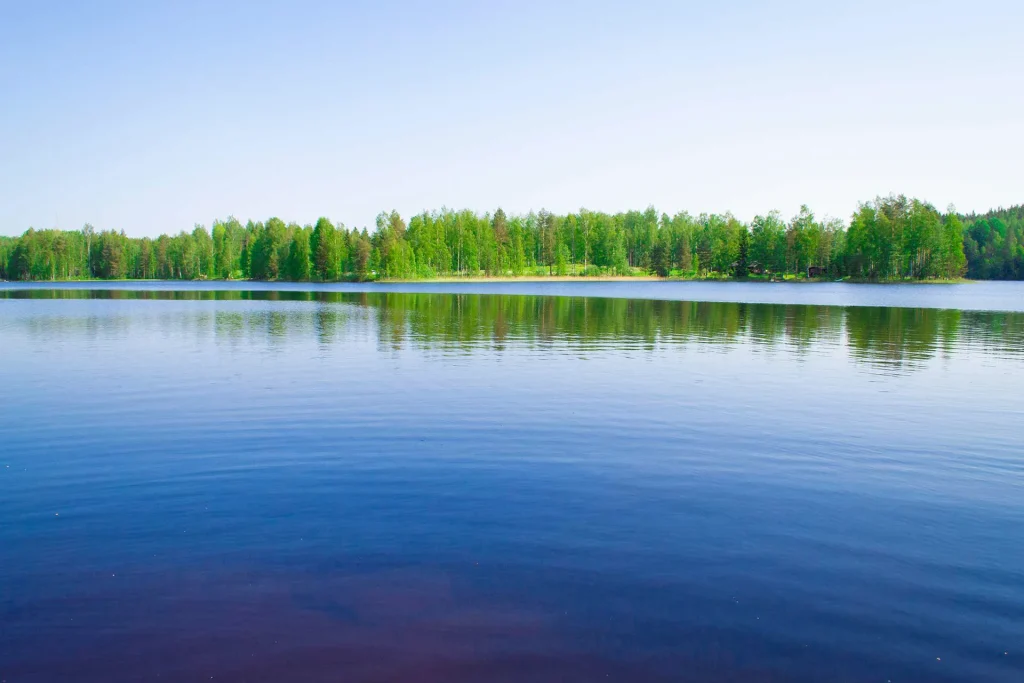 Näkymä Hämeenniemen huvila Ferdinand laiturilta