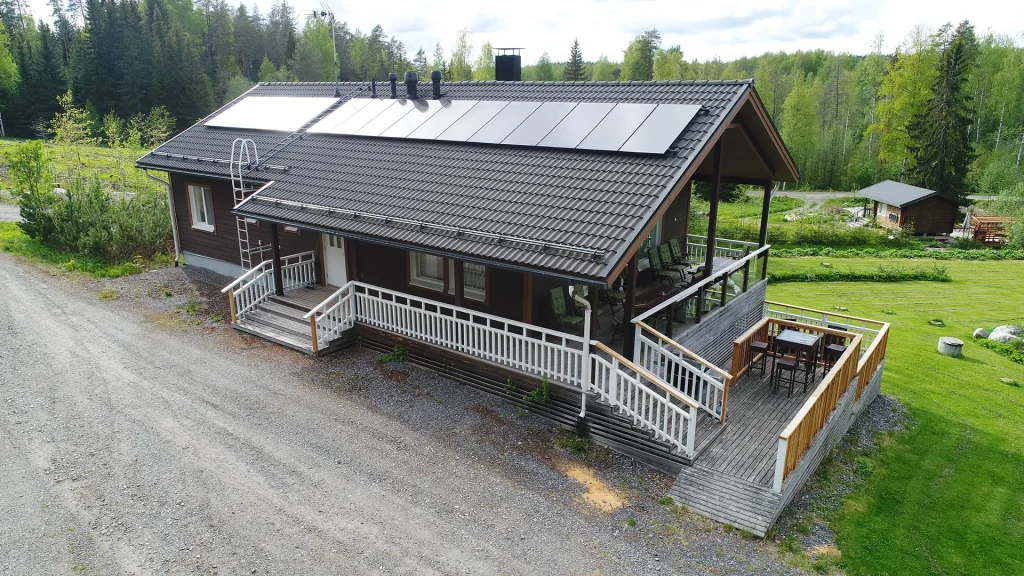 Hämeenniemen vuokramökki Kallen Tupa ulkoa